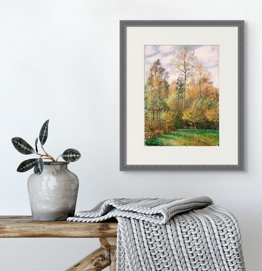 Automne, Peupliers, Eragny (Autumn, Poplars, Eragny) (1894) - Milisima Studio