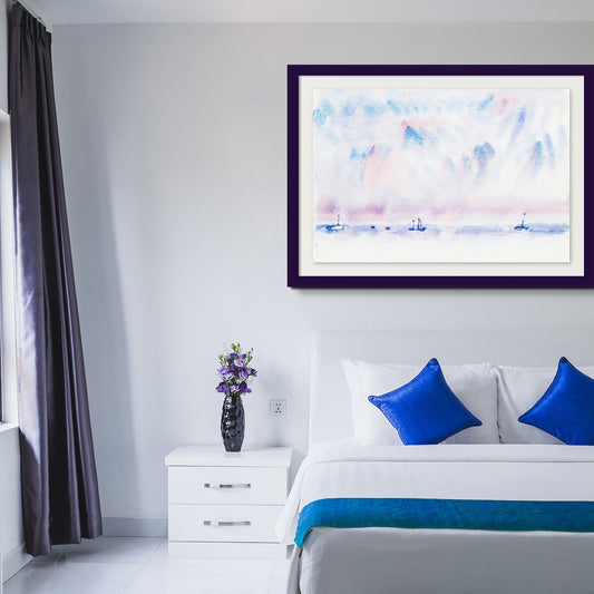 Bermuda Sky and Sea with Boats (ca. 1917) - Milisima Studio