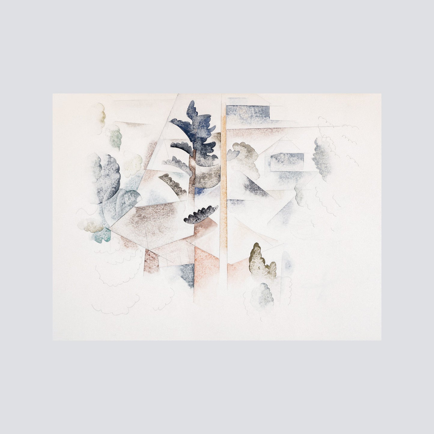 Bermuda - Trees and Architecture (ca.1916–1917) - Milisima Studio