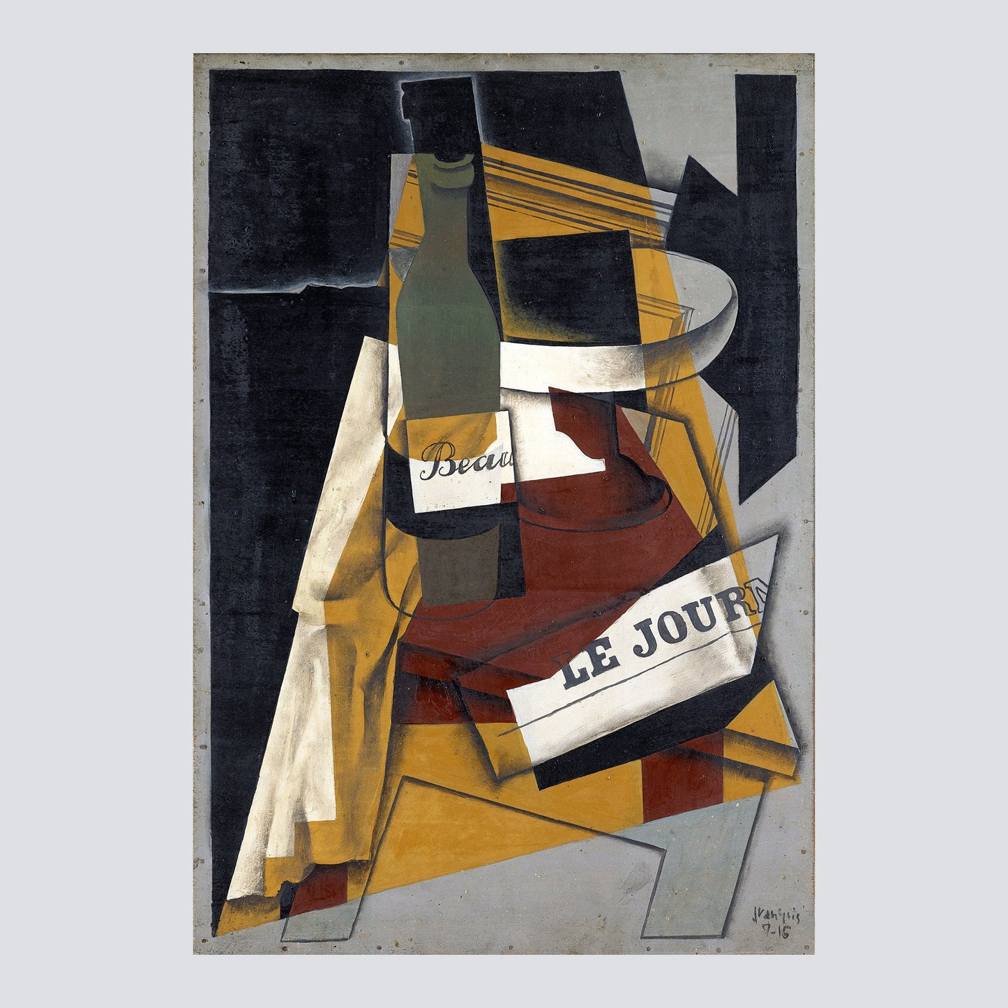 Bottle and Fruit Dish (1916) - Milisima Studio