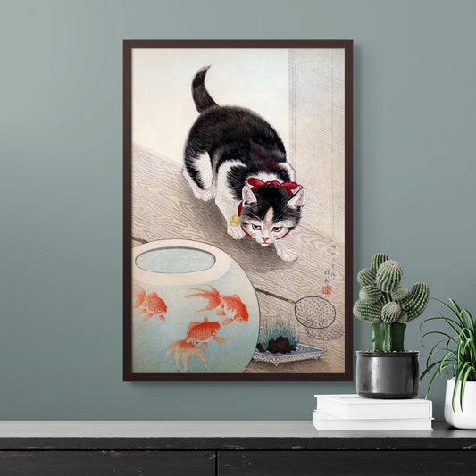 Cat and Goldfish Bowl (1933) - Milisima Studio
