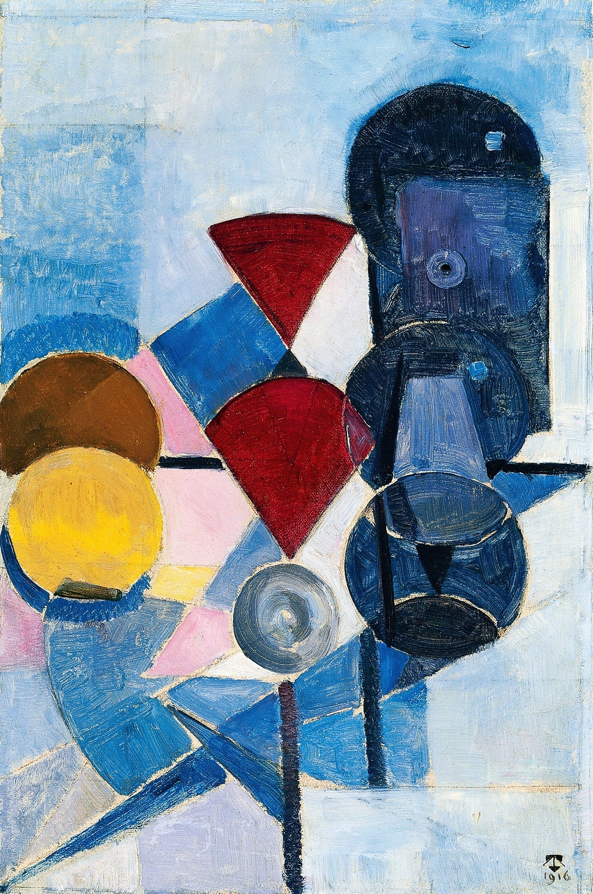 Composition II (Still Life) (1916) - Milisima Studio