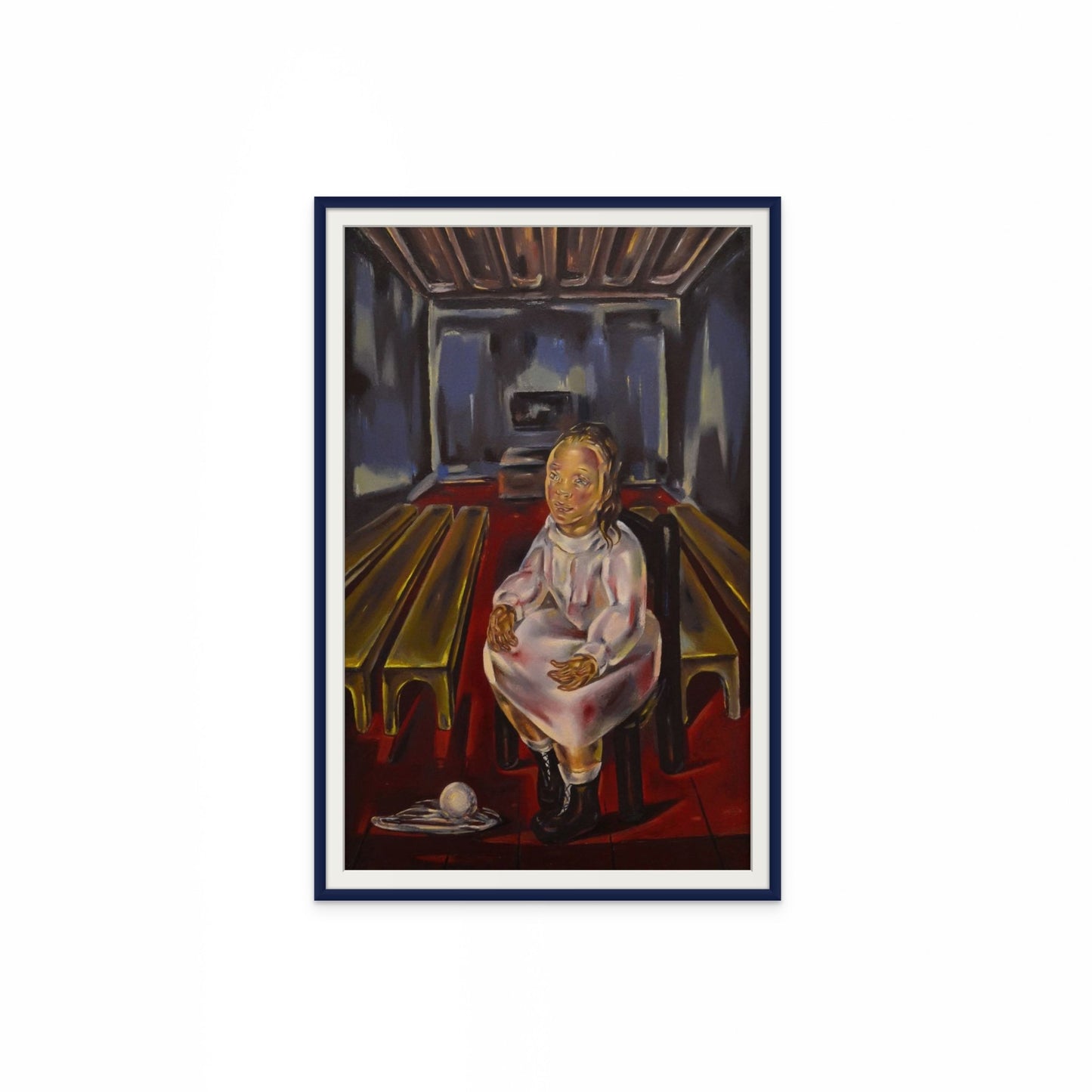 Fillette assise (dans la salle aux bancs) (1925) - Milisima Studio