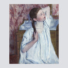 Fille arrangeant ses cheveux (1886)