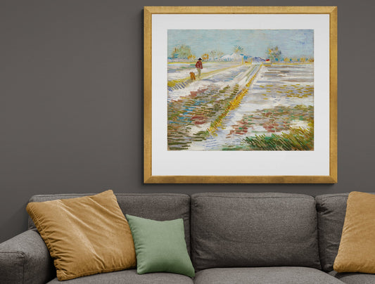 Landscape with Snow (Paysage enneigé) (1888) - Milisima Studio