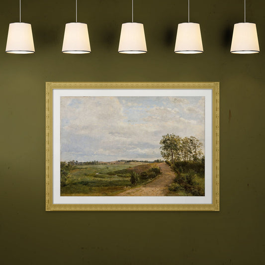 Road Across The Hills. Study (1842) - Milisima Studio