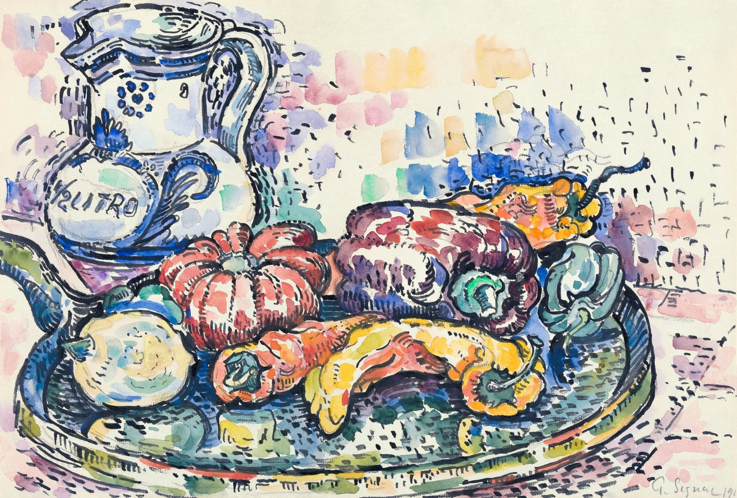 Still Life with Jug (1919) - Milisima Studio