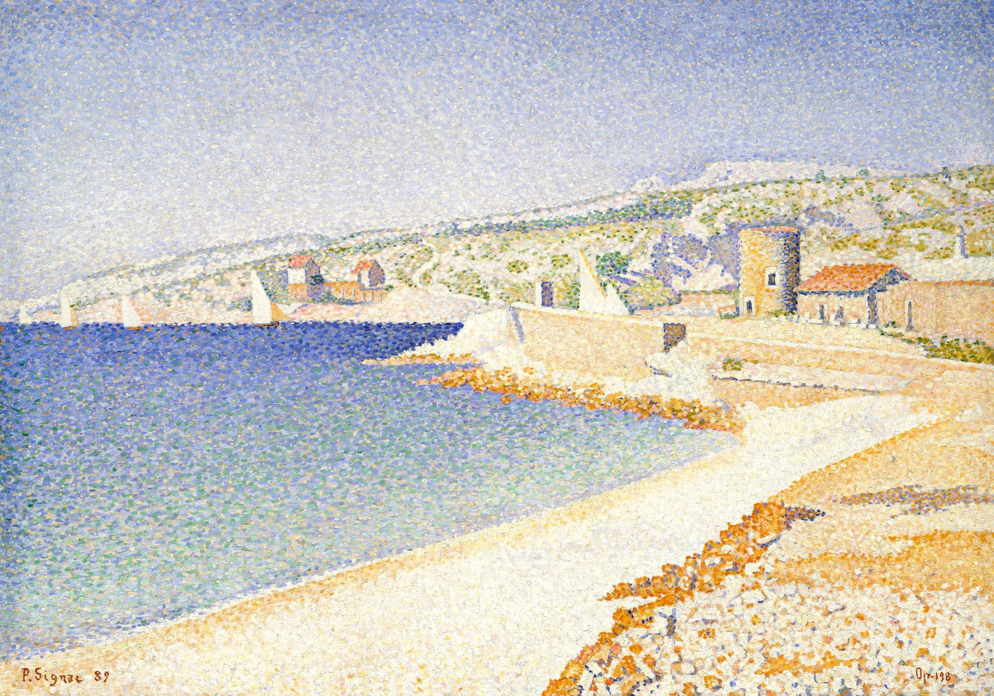 The Jetty at Cassis, Opus 198 (1889) - Milisima Studio