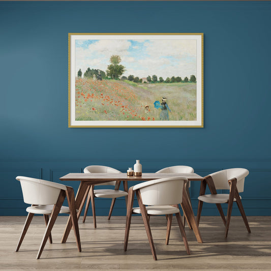 The Poppy Field near Argenteuil (1873) - Milisima Studio