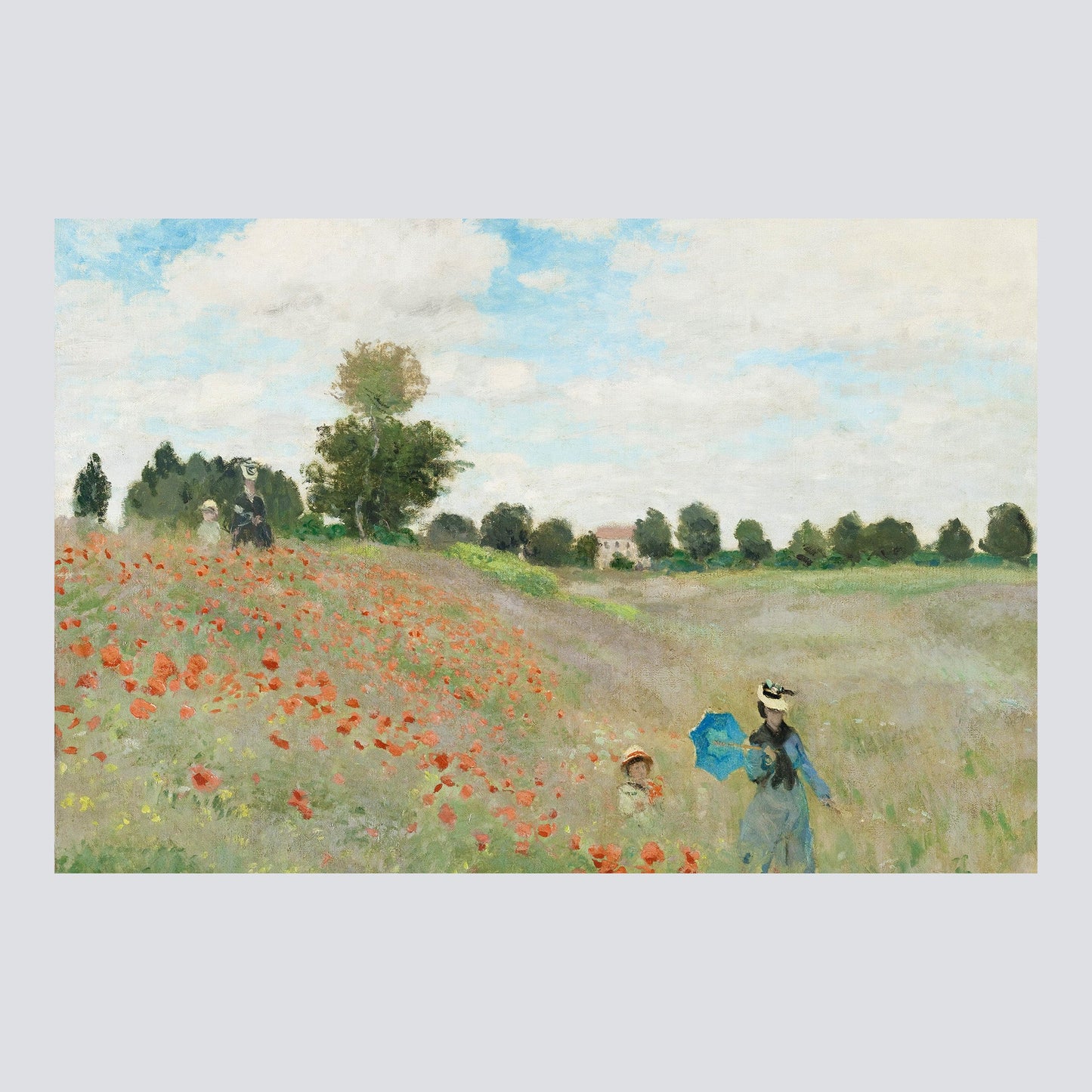The Poppy Field near Argenteuil (1873) - Milisima Studio