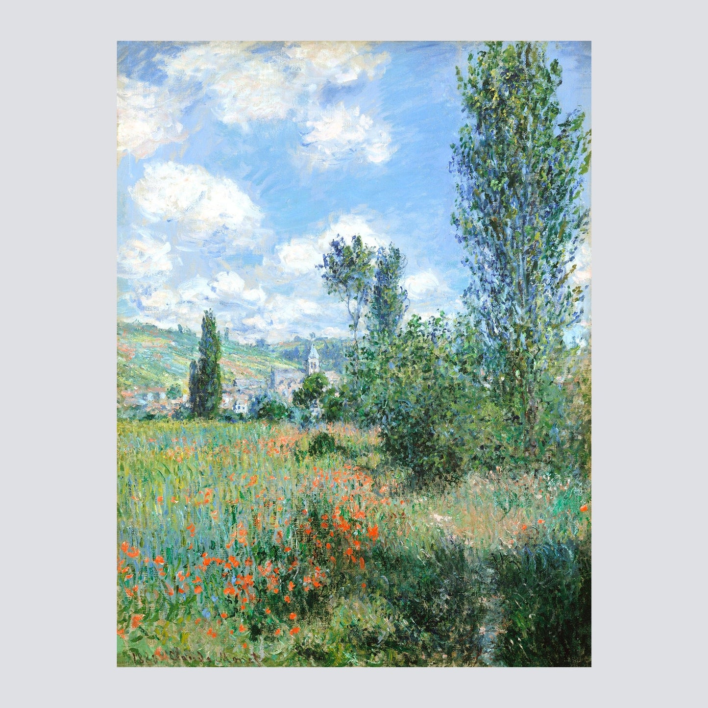 View of Vétheuil (1880) - Milisima Studio