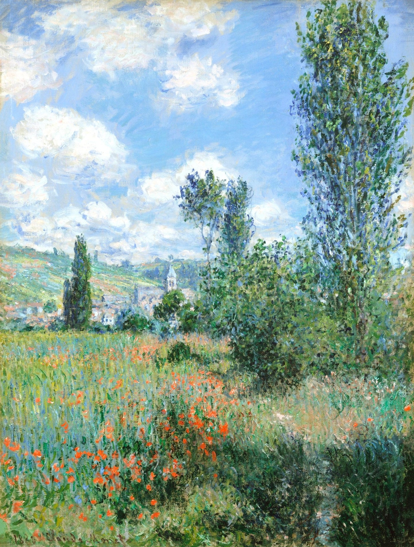 View of Vétheuil (1880) - Milisima Studio