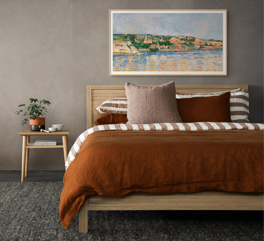 Village at the Water's Edge (ca. 1876) - Milisima Studio