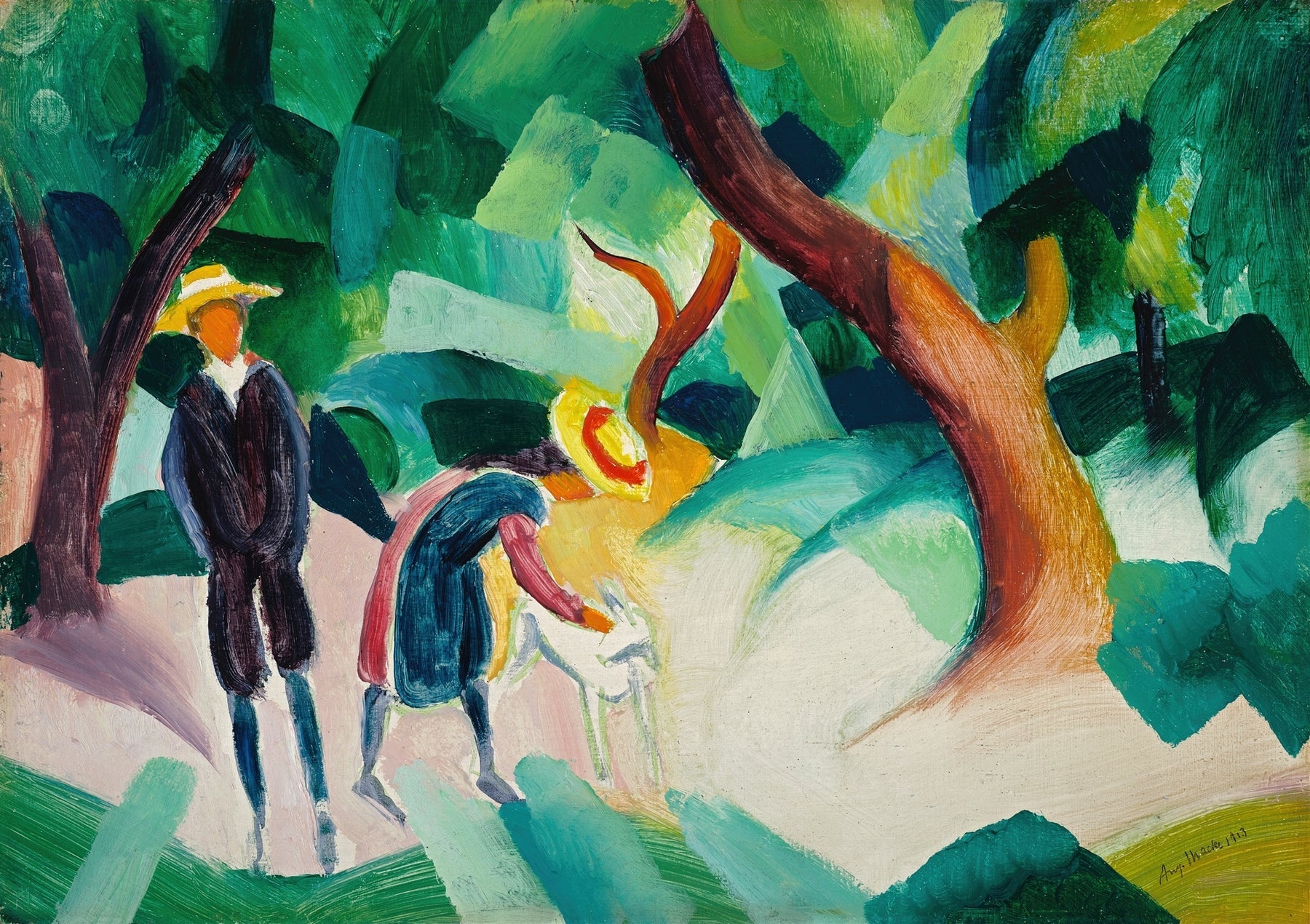Children with Goat (1913) - Milisima Studio