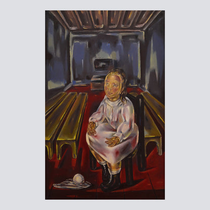 Fillette assise (dans la salle aux bancs) (1925) - Milisima Studio