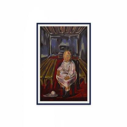 Fillette assise (dans la salle aux bancs) (1925) - Milisima Studio