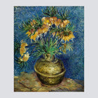 Fritilarias imperiales en un jarrón de cobre (1887)