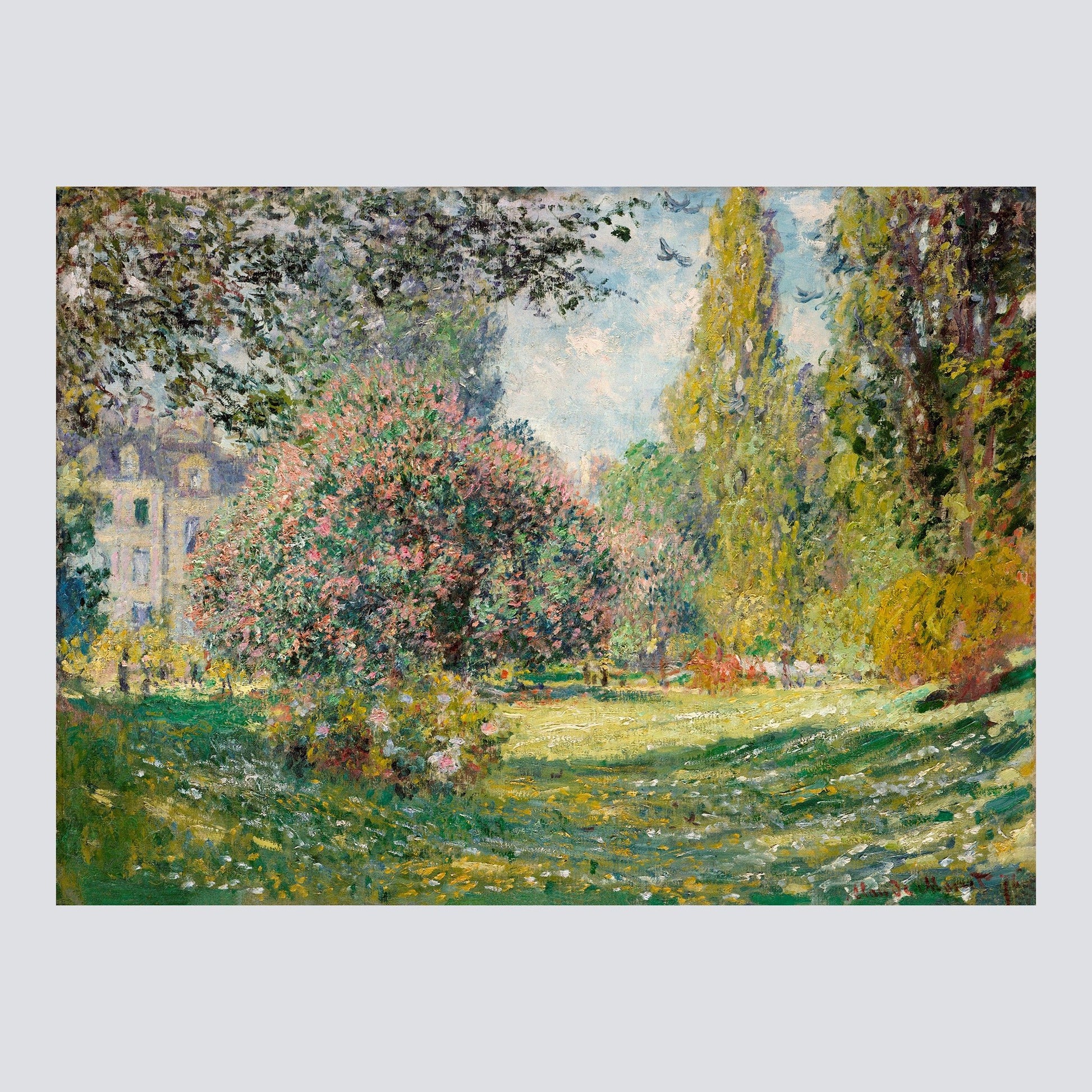 Landscape: The Parc Monceau (1876) - Milisima Studio