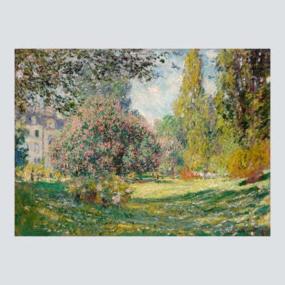 Landscape: The Parc Monceau (1876) - Milisima Studio