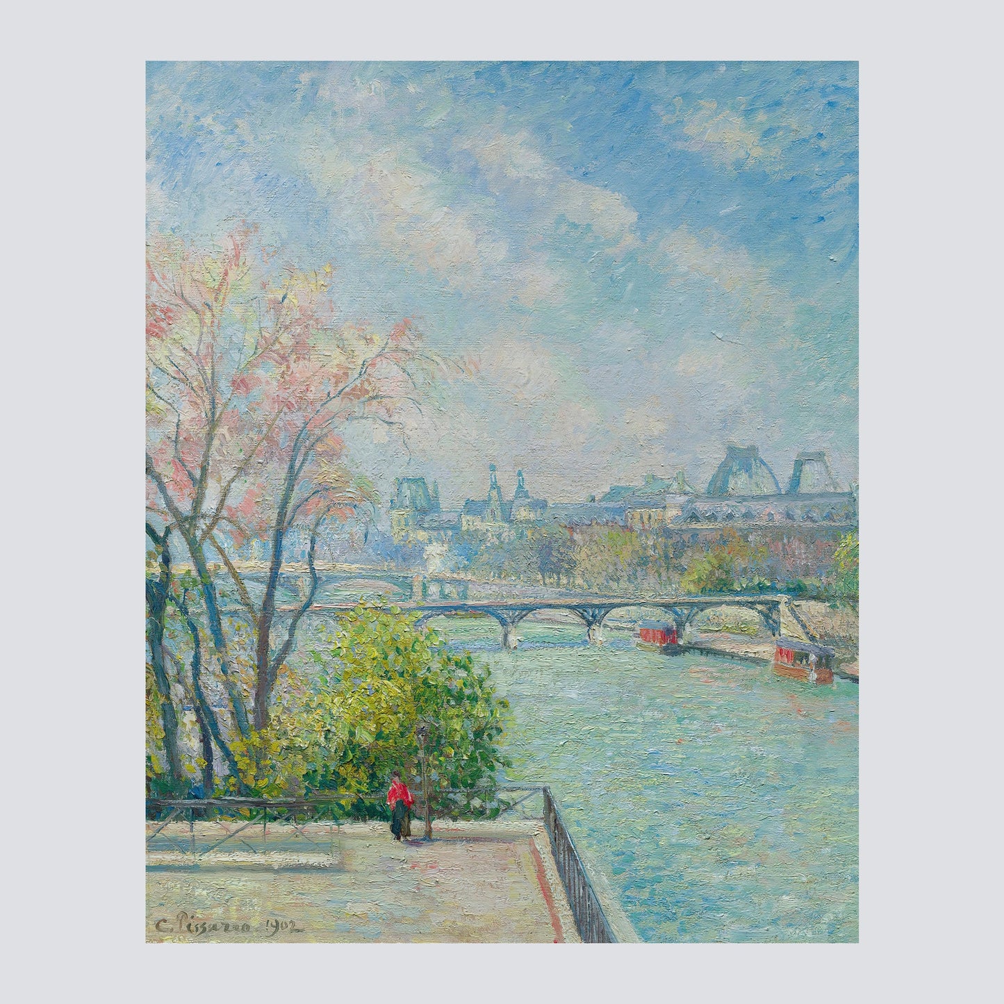 Le Louvre, Matin, Printemps (1902) - Milisima Studio