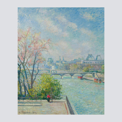 Le Louvre, Matin, Printemps (1902) - Milisima Studio