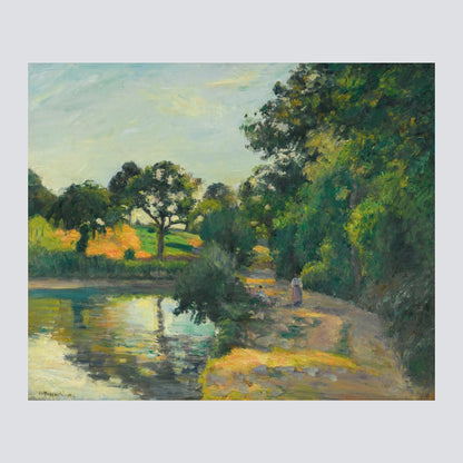 L’étang Au Soleil Couchant, Montfoucault (1874) - Milisima Studio