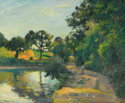 L’étang Au Soleil Couchant, Montfoucault (1874) - Milisima Studio