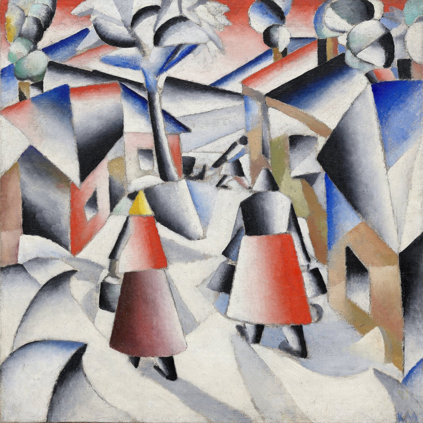 Morning in the Village After Snowstorm (1912) - Milisima Studio
