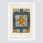 Patrón de pochoir de flores Samarkande PL 1 (1914)