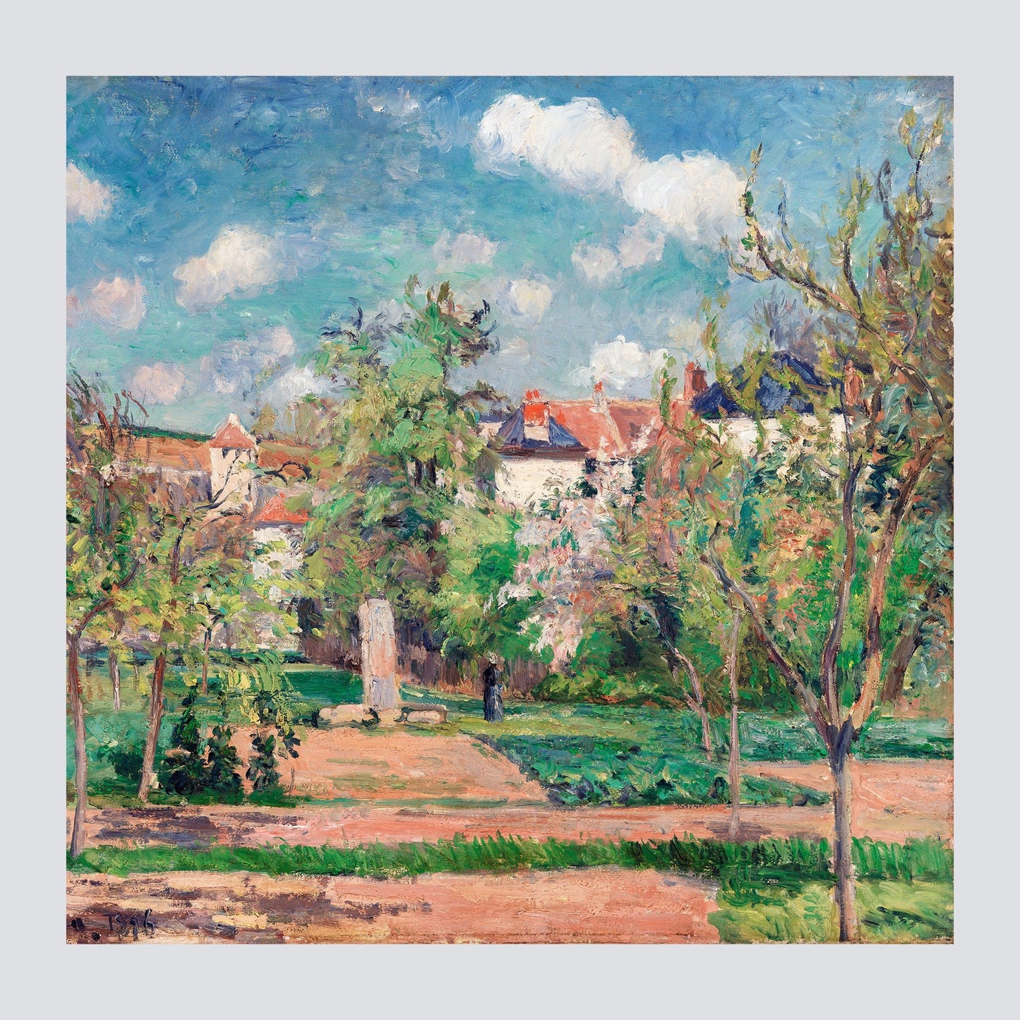 The Garden in the Sun, Pontoise (1876) - Milisima Studio