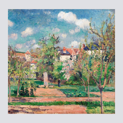The Garden in the Sun, Pontoise (1876) - Milisima Studio