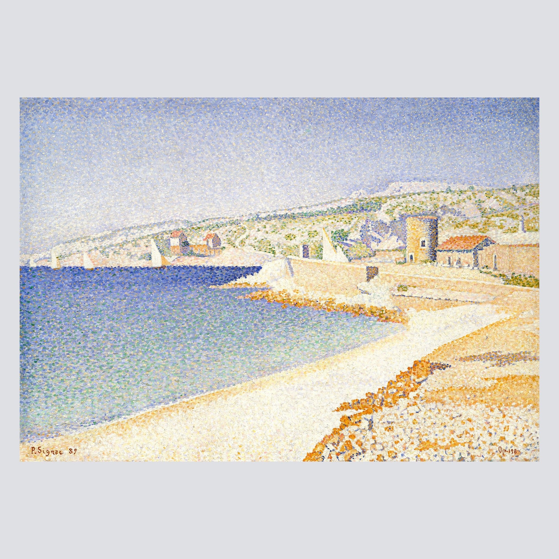 The Jetty at Cassis, Opus 198 (1889) - Milisima Studio