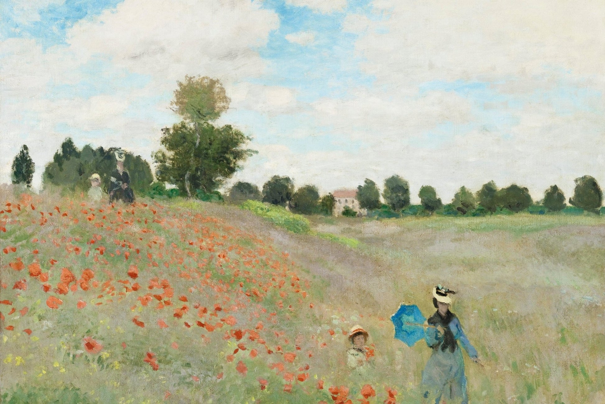 The Poppy Field near Argenteuil (1873) - Milisima Studio