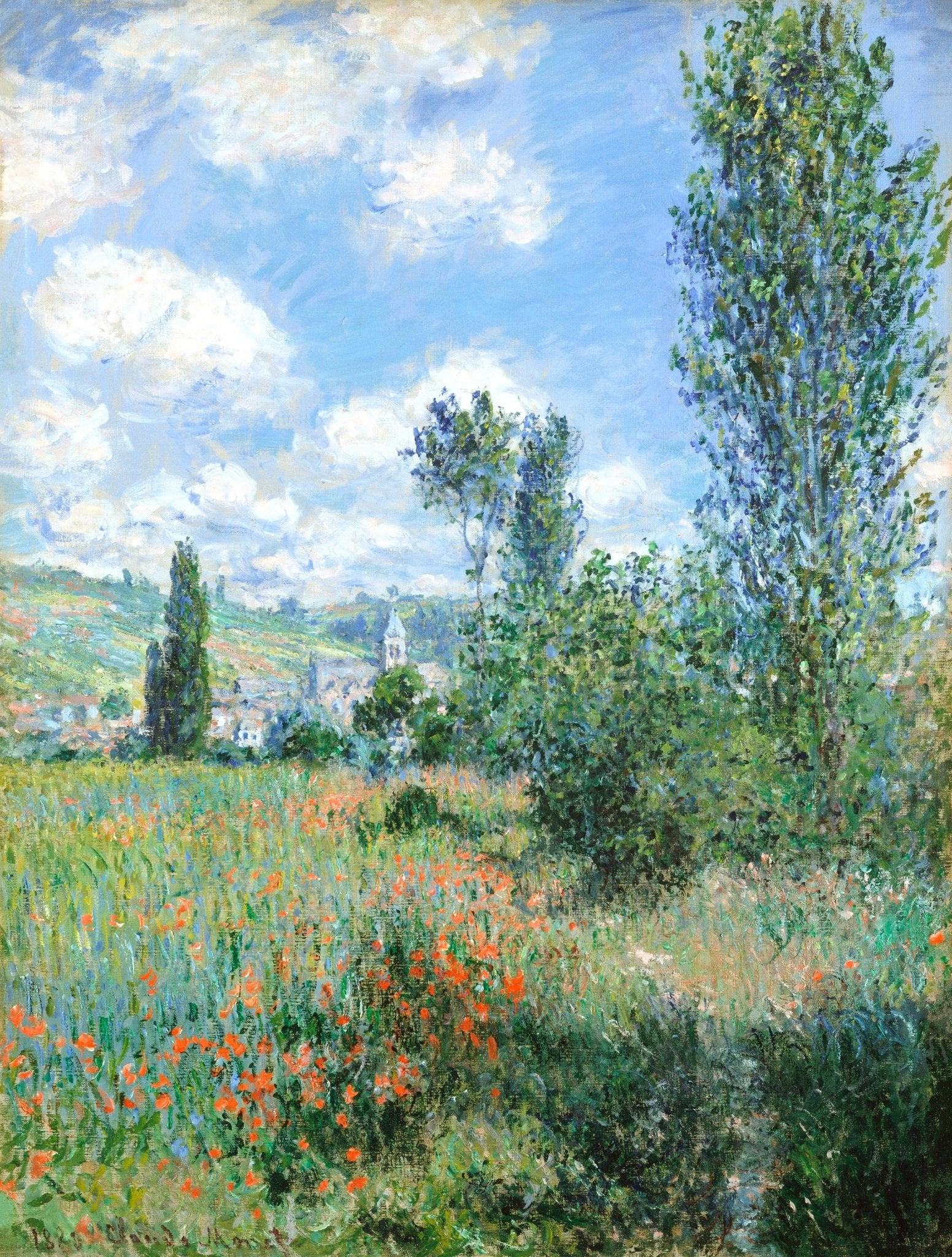View of Vétheuil (1880) - Milisima Studio
